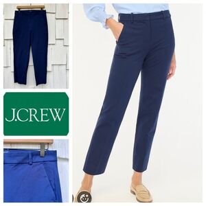 J. Crew Women's Navy‎ Blue Kallie Slim Fit Ankle Pants Size 6